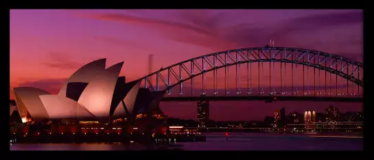 Australia, Sydney, sunset - tableau architecture