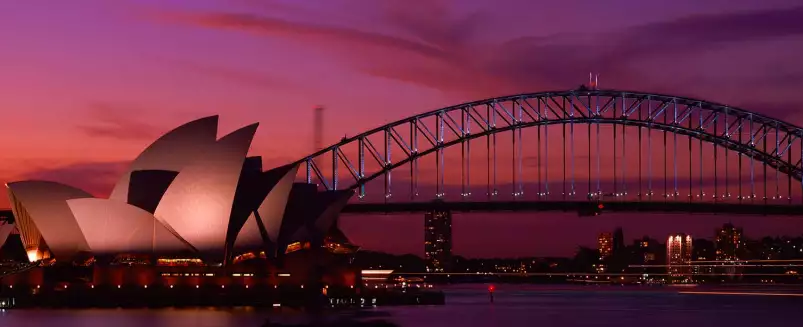Australia, Sydney, sunset - tableau architecture