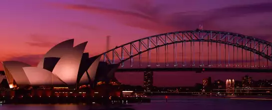 Australia, Sydney, sunset - tableau architecture