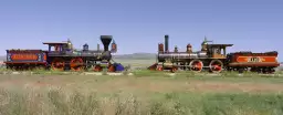 Locomotives à vapeur - affiche de vehicule