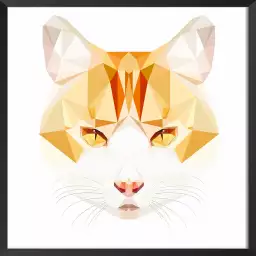 Chat roux - graphisme animaux