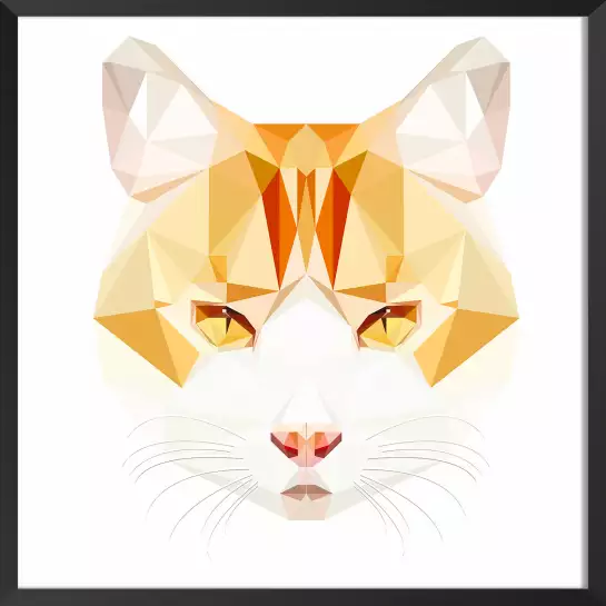 Chat roux - graphisme animaux