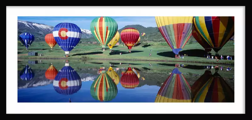 Montgolfières Colorado - paysages été