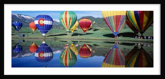 Montgolfières Colorado - paysages été