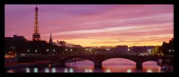 La Tour Eiffel et La Seine - tableau paris