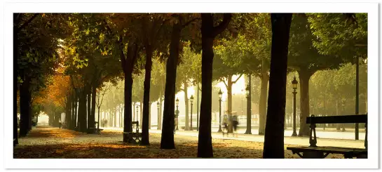 Les arbres des Champs Elysees - tableau paris