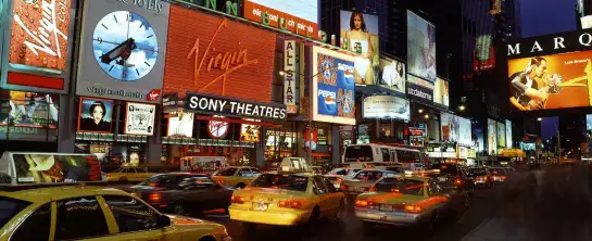 Times Square sur Manhattan - poster de new york