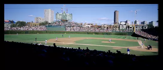 Baseball à Chicago - affiche de sport