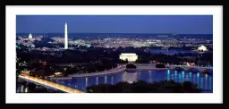 Grand angle sur Washington - affiche ville