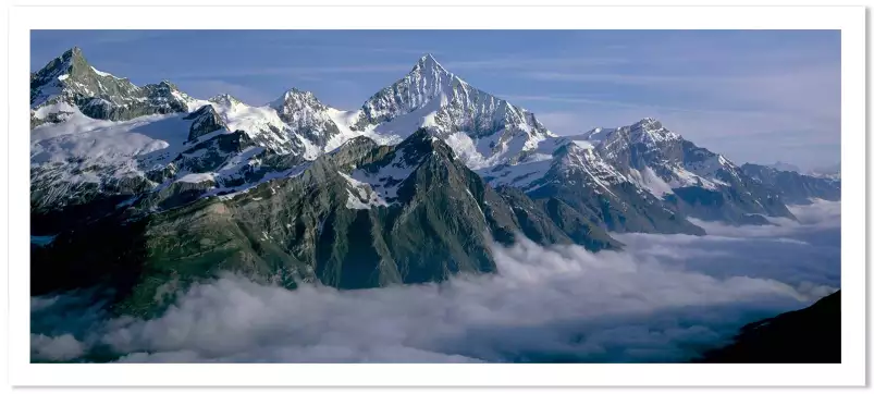 Alpes Suisse - tableau de montagne