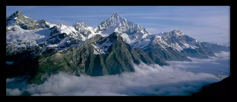 Alpes Suisse - tableau de montagne