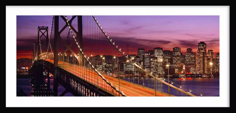 Bay Bridge à San Francisco - art architectural