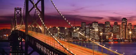Bay Bridge à San Francisco - art architectural