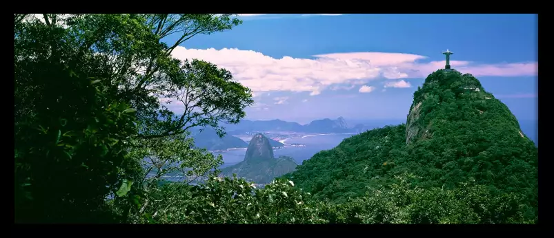 Le Corcovado à Rio De Janeiro - affiche nature