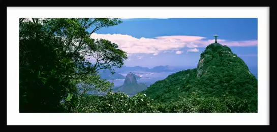 Le Corcovado à Rio De Janeiro - affiche nature