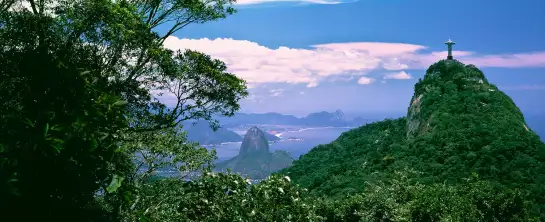 Le Corcovado à Rio De Janeiro - affiche nature