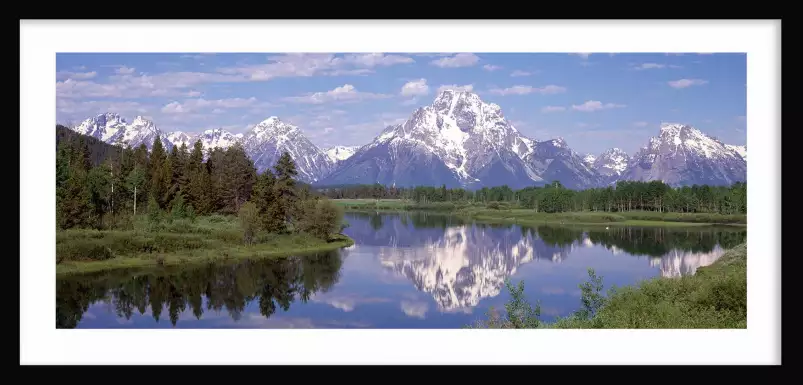 Parc national du Wyoming - tableau montagne