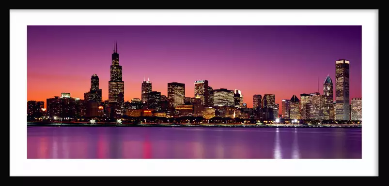 Crépuscule sur Chicago - poster ville