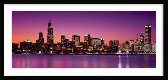 Crépuscule sur Chicago - poster ville