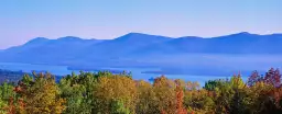 Lac George sur Adirondack - paysages été