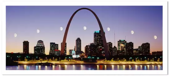 St Louis Missouri - poster ville