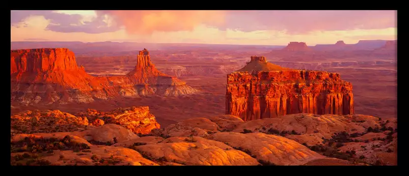 Parc national de Canyon lands - tableau paysage