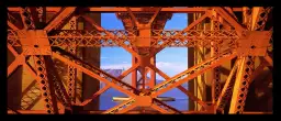 Golden Gate Bridge California - affiche style industriel