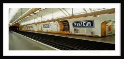 Metro Pasteur - poster paris