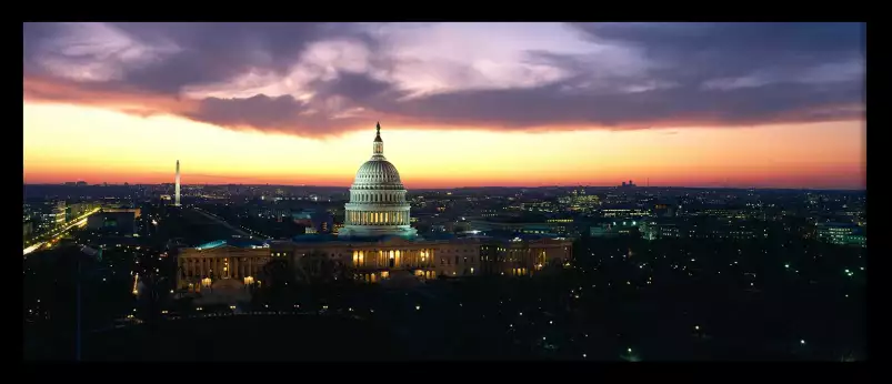 Capitole de Washington - affiche ville