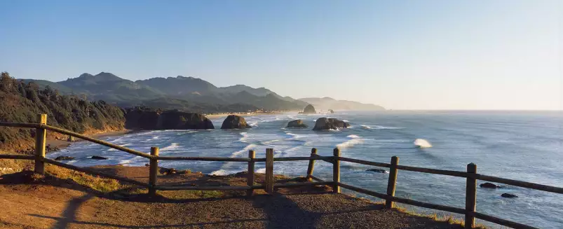 Cannon Beach en Oregon - tableau paysage mer