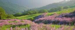 Printemps dans le Yellowstone - tableau paysage nature