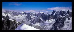 Chaîne du Mont Blanc - paysage hiver