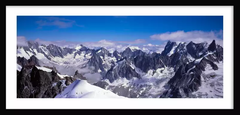 Chaîne du Mont Blanc - paysage hiver