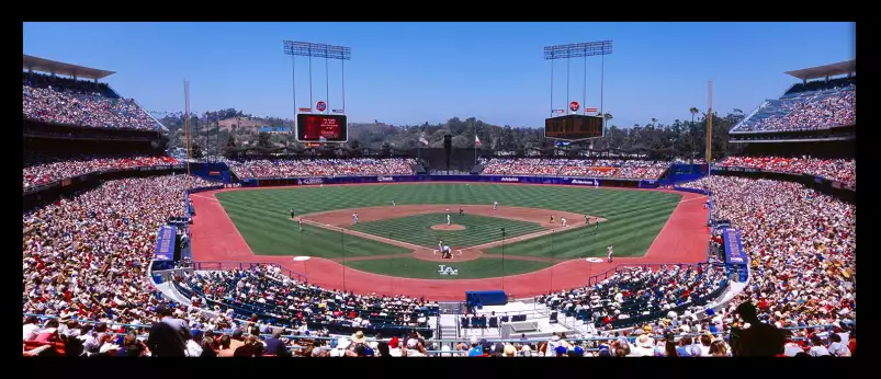 Baseball Dodgers vs Angels - affiche de sport