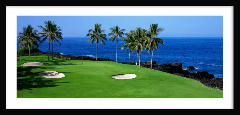 Kona Country Club Ocean Course à Hawaii - tableau bord de mer