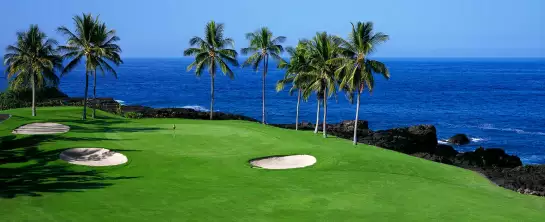 Kona Country Club Ocean Course à Hawaii - tableau bord de mer