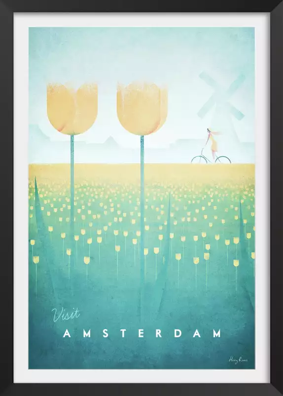 Amsterdam vintage - affiche ville