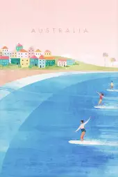 Australie vintage - tableau paysage