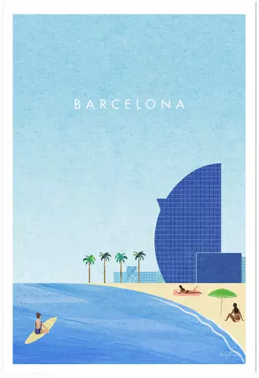 Barcelona II - affiche ville