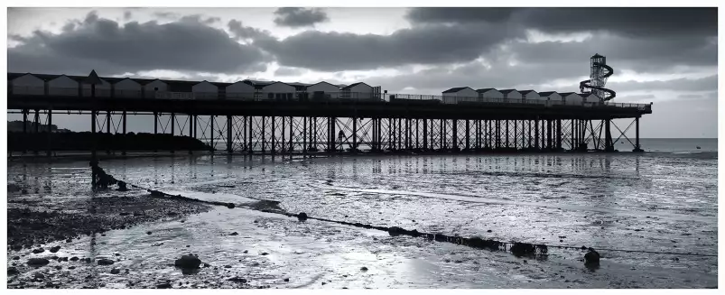Le pont de Brighton Pier - tableau plage