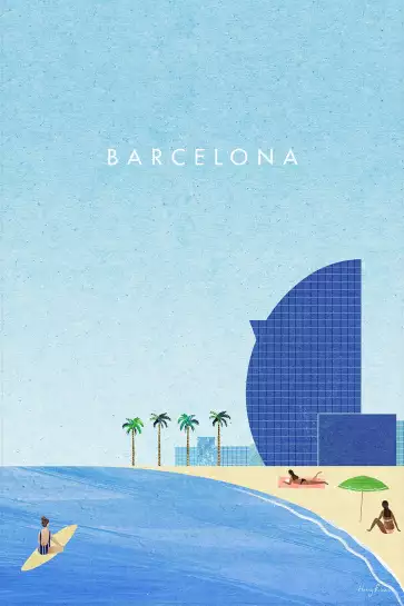 Barcelona II - affiche ville