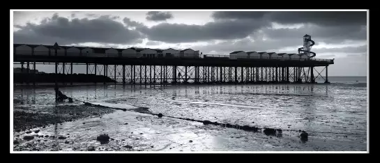 Le pont de Brighton Pier - tableau plage