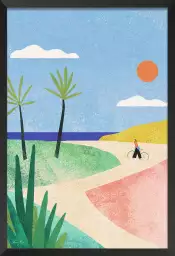 Beach Girl - tableau paysage