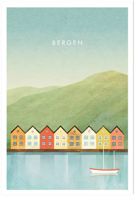 Bergen - tableau paysage