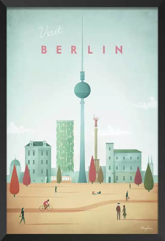 Berlin vintage - poster architecture