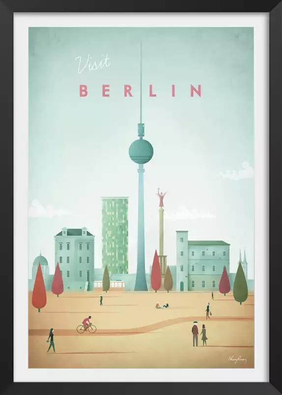 Berlin vintage - poster architecture