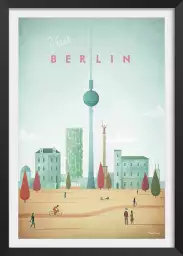 Berlin vintage - poster architecture