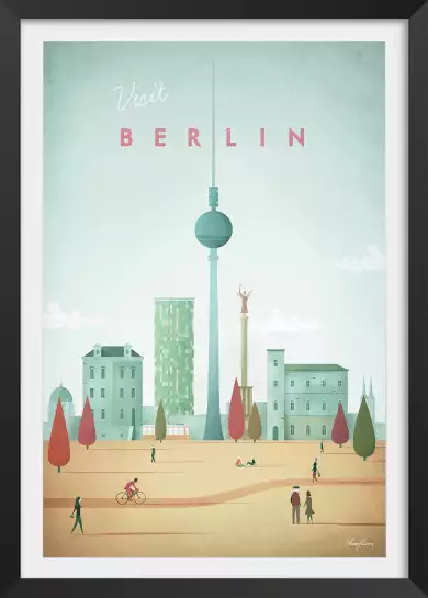 Berlin vintage - poster architecture