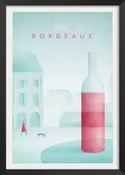 Bordeaux vintage - poster architecture