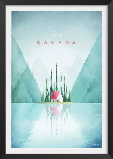 Lac au Canada - poster monde